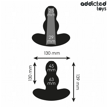 Plug Anale Cavo XL 13,9 cm - Stimolazione Profonda e Sicura